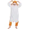Fandecie Unisex Adulto Costume di Carnevale Halloween Animali Pigiami Cosplay Costumi Donna Uomo Tuta