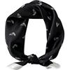 LumiSyne Sciarpe Di Seta Donna Foulard Quadrata Motivo Classico Pied De Poule a Quadri Stampata Cavallo Retrò Morbido Raso Foulard Piccolo Decorativo Copricapo Bandane Fascia Per Capelli Fazzoletto