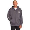 Volcom Felpa da Uomo con Cappuccio e Cerniera Roundabout in Pile