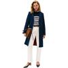 Tommy Hilfiger Donna Cappotto Classic Wool Monopetto, Blu (Dark Night Navy), 50