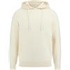 Guess Joby Felpa con Cappuccio da Uomo in Spugna Francese, Sabbie mobili, Small