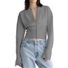 Generic Maglioni da donna Casual Y2 K Button Down Maglione da donna Girocollo Leggero Cardigan in maglia tinta unita Manica Lunga Tunica Top Dimagrante Open Front Jumper Autunno Inverno Soft Touch Outerwear