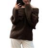 ORANDESIGNE Maglione da Donna Maglione Donne Sexy off Shoulder Loose Moda Coreana Maglieria Autunno E Inverno Addensato Pullover Sexy Femmina Y2K Top