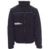 PAYPER Warm 2.0 Giubbino Uomo da Lavoro Misto Poliestere Cotone Chiusura Zip Tasca Multifunzione Interno Trapuntato Blu Navy (XL)