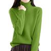 Generic Maglioni in maglia da donna a maniche lunghe con collo a scialle maglione da donna a tinta unita taglia grande pullover maglioni invernali in pile larghi top casual a vestibilità sciolta maglioni in