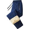 Qzeanxy Calzamaglia Uomo - Imbottiti Invernale Completò Comodo Leggero Lavoro Riscaldati Casual Intimo Termico Lungo Pantaloni Sportivi Tuta Pile Running