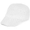 styleBREAKER Cappellino Baseball Donna con Paillettes Intrecciate | Cappellino 6 pannelli, fascia tergisudore, visiera curva, regolabile con fibbia in metallo (54-59 cm)