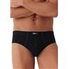 Intimitaly COTONELLA - Slip Uomo Cotone Morbido e Traspirante, Confezione da 4, Elastico Interno, Design Classico, per Uso Quotidiano, Extra Comfort da S a 3XL (IT, Testo, M, Regular, Regular, 4 Neri)