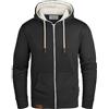 Grin&Bear GEC490 - Giacca da uomo con cappuccio e fodera in pile, L