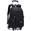 Yumenam Trolley Scuola Sganciabile 6 Ruote per Bambini Elementare Scuola Ragazzi Trolley Borsa Viaggio Zainetti per Bambini Cartella Scuola Ragazza