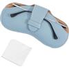 CREATCABIN Custodia per Occhiali Sottile Morbida In Pelle Portatile e Leggera Custodia per Occhiali Da Vista Custodia Protettiva Da Viaggio Regalo per Donne e Uomini per Le Vacanze 17.5x8.7cm