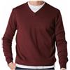 SAGGIO Maglia Scollo V Misto Lana Merinos Leggera Manica Lunga Made in Italy Profumatore Omaggio