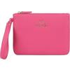 Braccialini Milly Pochette in materiale simil pelle di colore platino, dal design essenziale e raffinato. Chiusura con zip dorata con laccetto laterale e logo frontale. Compatta e leggera,