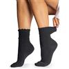 alber's BIO COMFORT - 5 Paia Calzini Donna Cotone Bio, Nero, 36-41