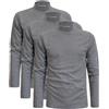 Nottingham Maglia Lupetto Uomo, Art. NOTLPUDI Grigio Melange 3pz XXL