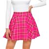 Neteson Minigonna Donna Sexy Gonna Plissettata Corta Linea A Vita Alta | Mini Gonna Casual Elastico Basic Tennis Skater Scuola Danza