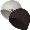 Adidas Beanie 2-Pack - Standard Fit Winter Knit Hat Skull cap Cappello Invernale, Wonder Alumina Grey/Black/Shadow Brown Grey Six, Taglia Unica Uomo