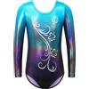 ZNYUNE Ragazze Ginnastica Leotards Balletto Body Costumi di Danza per Bambini da 3 a 14 Anni