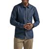 Lee Extreme Motion - Camicia da Lavoro Multiuso a Maniche Lunghe con Colletto a Bottoni, Denim Rinse Wash, L