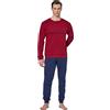 Sergio Tacchini Pigiama da Uomo in Cotone Interlock Art. 30B24 Rosso L