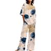 Uwdiohq Abiti Estivi per Donna 2 Set di Lino in Cotone T-Shirt Oversize Pantaloni A Gamba Dritta Tuta Taglie Forti Gonne Invernali (Khaki, XXXL) Pigiama Lungo XXL Curvy Pesante Caldo