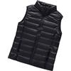 HAXNOHEY Gilet Piumino Leggero Donna Imbottito Trapuntato Giubbotto Smanicato Giubbino Giacchetto Giacca Invernale Piumini Senza Maniche Nero XL