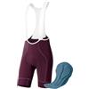 YANSHUYU Pantaloncini Ciclismo Uomo Pantaloncini con Bretelle da Ciclismo Calzamaglia Elastica Traspirante Imbottita Ammortizzante Comodi Vestiti for Bici Strada MTB Salopette Uomo Ciclismo