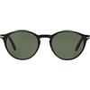 PERSOL 0Po3092Sm 901431 50 Occhiali da sole, Rettangolari, 50, Black/Green