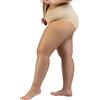 Plumpy Pacco da 2 Mutande Donna, Mutande Donna Curvy, Slip Vita Alta Donna, Taglie Forti Donna, Bordo in Pizzo, Senza Cuciture, Vita Alta Fino a 140 cm