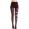 Gi&Gi Collant Compressione Graduata 140 DEN, Bordeaux, XL