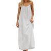 YOSUWOAI Abito da donna con schiena scoperta, estivo, maxi abito da spiaggia, con spalline sottili, per il tempo libero, elegante, abito lungo, da spiaggia, vestibilità larga, camicia da notte