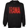 MAGLIERIA CONFORTI Felpa con Cappuccio con Scritta IRAMA Colore Rosso Sanremo TU No Unisex Uomo Donna Bambino