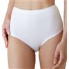 Intimitaly - (Pacco da 6 Mutande da Donna in Cotone Vita Alta - Slip Donna Cotone Colori Nero o Bianche - Culotte da Donna - Intimo Traspirante e Confortevole