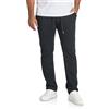 riverso RIVGuido - Pantaloni sportivi da uomo, per il tempo libero, regolari, tinta unita, con tasche lunghe, in cotone, Black - Formula Red, L