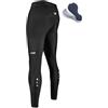 X-TIGER Pantaloni Ciclismo Uomo Lunghi 5D Gel 3 Tasche Traspiranti | Comfort per Lunghe Pedalate Tessuto Elasticizzato Dettagli Riflettenti e Zip alle Caviglie per Strada MTB e Tempo Libero