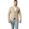 CLASSE77 Blazer in Cotone, Giacca Jacket da Uomo Slim Fit - Punto Cucitura Chicco di Riso - Artigianale, Made in Italy - Casual, Classica Sportiva