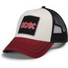 Amplified Cappellino da baseball Trucker con chiusura a scatto regolabile, traspirante