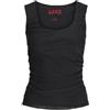 JJXX Jack & Jones Canotta da Donna Jxrosa Saga SL Rev Mesh Top Wvn, Nero, S