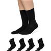 Snocks Calze Uomo Lunghe Cotone 4 Paia Calzini Donna