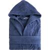 NELLA BIAGINI Accappatoio con Cappuccio, Accappatoio Uomo e Donna, per Sauna e SPA, in Spugna di Cotone, 420 gr/mq, per Sauna e SPA, Morbido, Assorbente, Resistente. Modello: Minerva