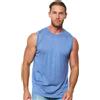 Merino.tech Canottiera Uomo Lana Merino - Intimo Lana Merino Attivo Canotte Uomo Leggere per Sport e Uso Quotidiano (X-Large, Deep Blue Tank)
