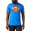 DC Comics DC Comic Superman Logo-T-Shirt Uomo, Azul Royal, XX-Large