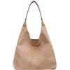 Cymwer Borsa a tracolla da donna in pelle scamosciata Borsa tote retrò slouchy Borse hobo in pelle scamosciata Borsa a mano