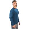 ALPIN LOACKER Maglietta Termica Uomo 100% Lana Merino - Maglia Tecnica per Running, Ciclismo e Sport Invernali, Blu M