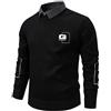 MaNMaNing Maglione Uomo Autunno Inverno con Collo da Camicia Finto Due Pezzi Morbido Caldo Pullover Casual Stile Elegante per Uomo Moderno e Raffinato