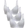 Coconuda Confezione da 3 Reggiseni Rosa Bianco 5