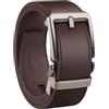 JUKMO Cintura a cricchetto in pelle da 38 mm, da uomo, in confezione regalo
