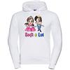 La Maglieria Nuovo!!! Felpa con Cappuccio Cartoon Me Contro Lui Fumetto e Sofi Fumetto Bambini Bambina Unisex Alta QUALITA! cod.9