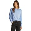 Tommy Jeans Donna Pullover Essential Crew in Cotone, Blu (Sweet Blue), XL