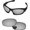 PapaViva Lenti di ricambio per occhiali da sole Oakley Monster Dog Chrome Silver Pro+ antiriflesso polarizzate